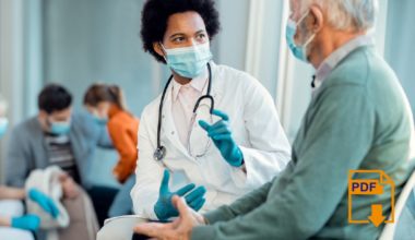 doctor talking to a patient